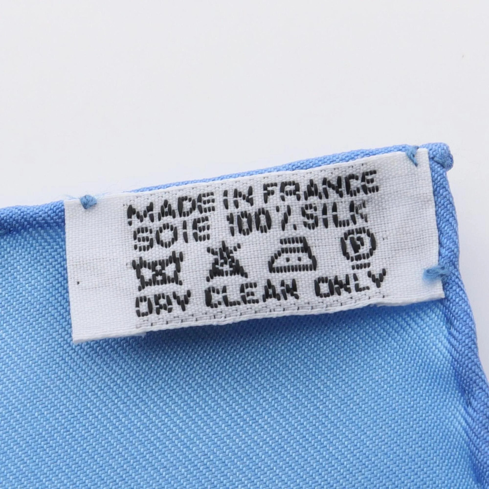 HERMES Authentic White Silk Scarf - Picture 3 of 5